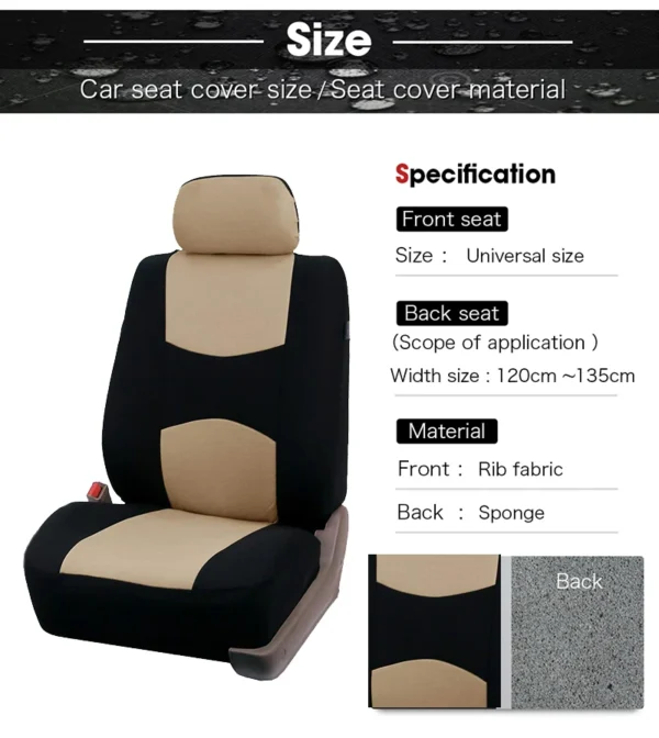 Car Seat Cover Airbag Compatible - Image 2