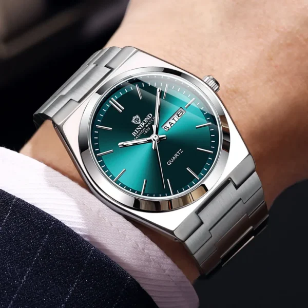 Men Watch Light Luxury Brand Stainless Steel - Image 5