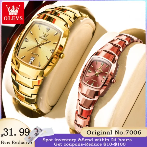 Original Couple Quartz Watch Fashion Luxury