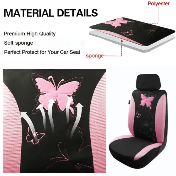 Embroidery Car Seat Covers - Image 3