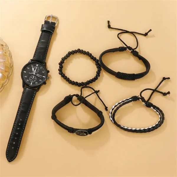 5PCS Set Fashion Mens Sports Watches - Image 2