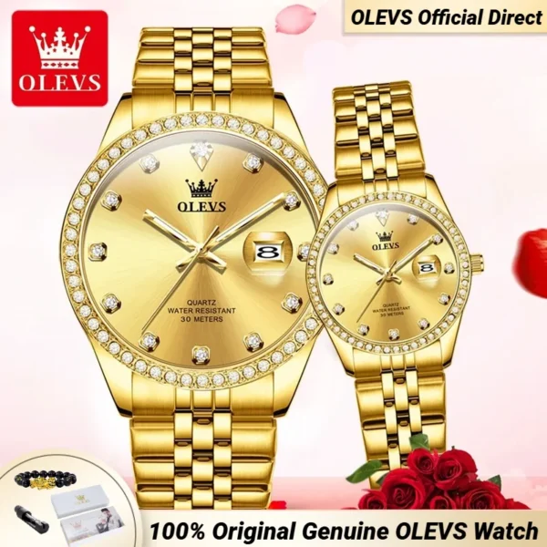 Couple Watch Luxury Brand Original Quartz