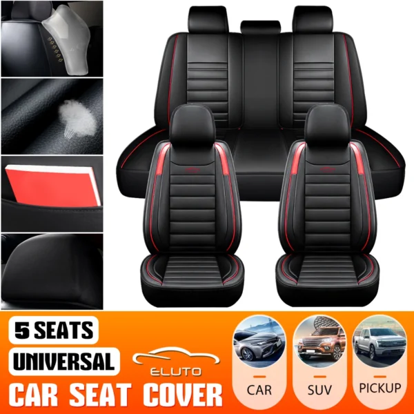 PU Leather Full Set Seats Cover