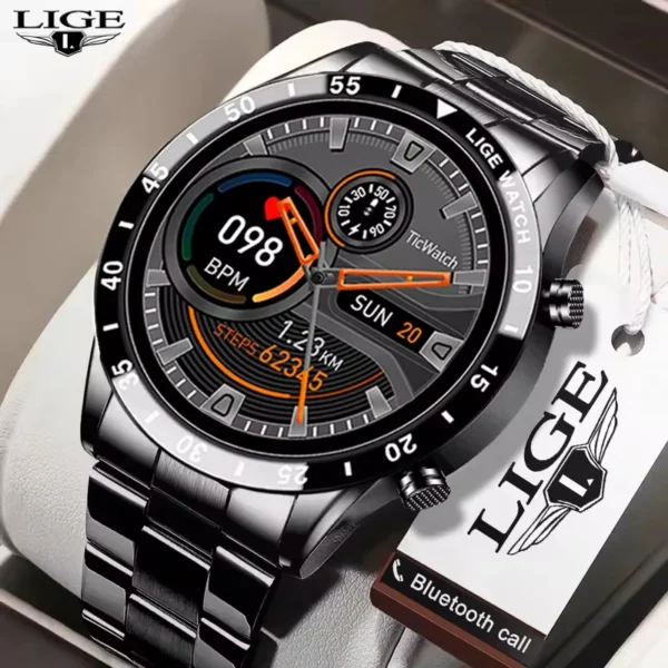 LIGE Fashion Smart Watch Male