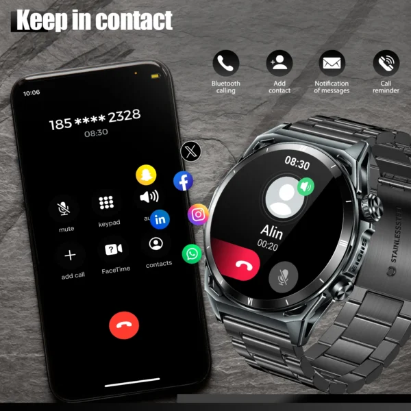 Smart Watch KE6 1.43" AMOLED Display - Image 5