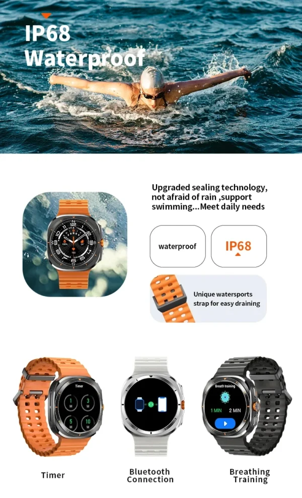 New GPS Watch 7 Ultra 47mm Smart Watch IP68 - Image 3