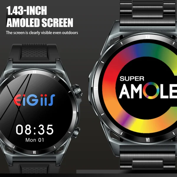 Smart Watch KE6 1.43" AMOLED Display - Image 3