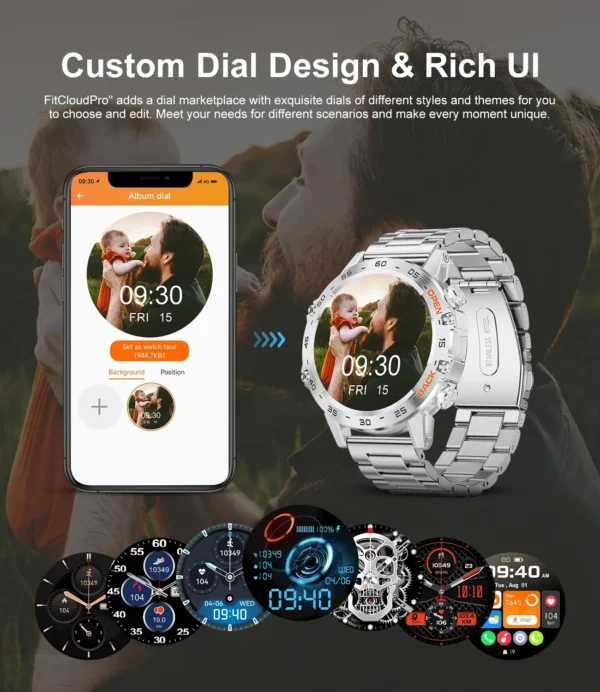 New1.39" Bluetooth Call Smart Watch - Image 3