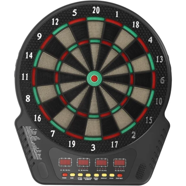 Electronic Dartboard with 6 Arrows