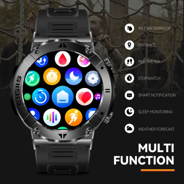 Smart Watch Men TFT Display Bluetooth Call Blood Pressure - Image 6