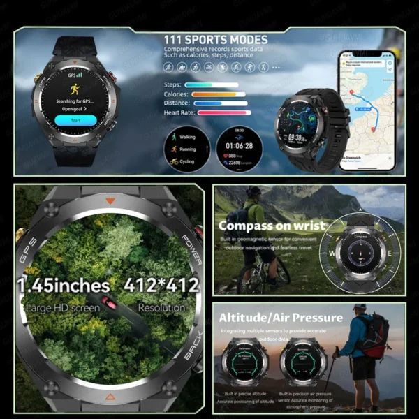 HUAWEI GPS Outdoor SmartWatch HD - Image 2