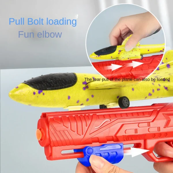 New Airplane Launcher Bubble Catapult With Plane Toy - Image 6