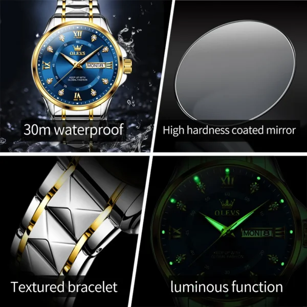 Couple Watch Top Luxury Brand Stainless Steel - Image 5