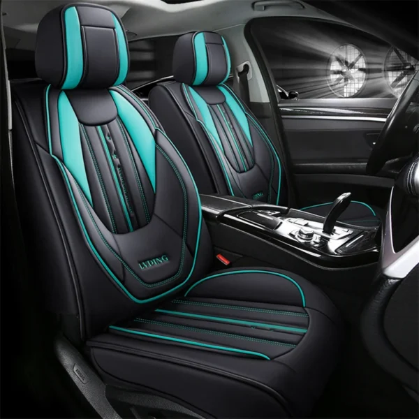 Five Seats Car Seat Covers Full Set - Image 2