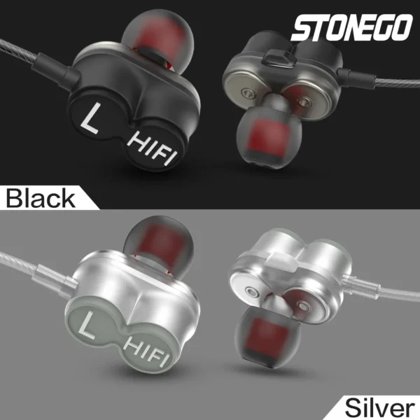 Dual Driver In-Ear Earbuds - Image 2